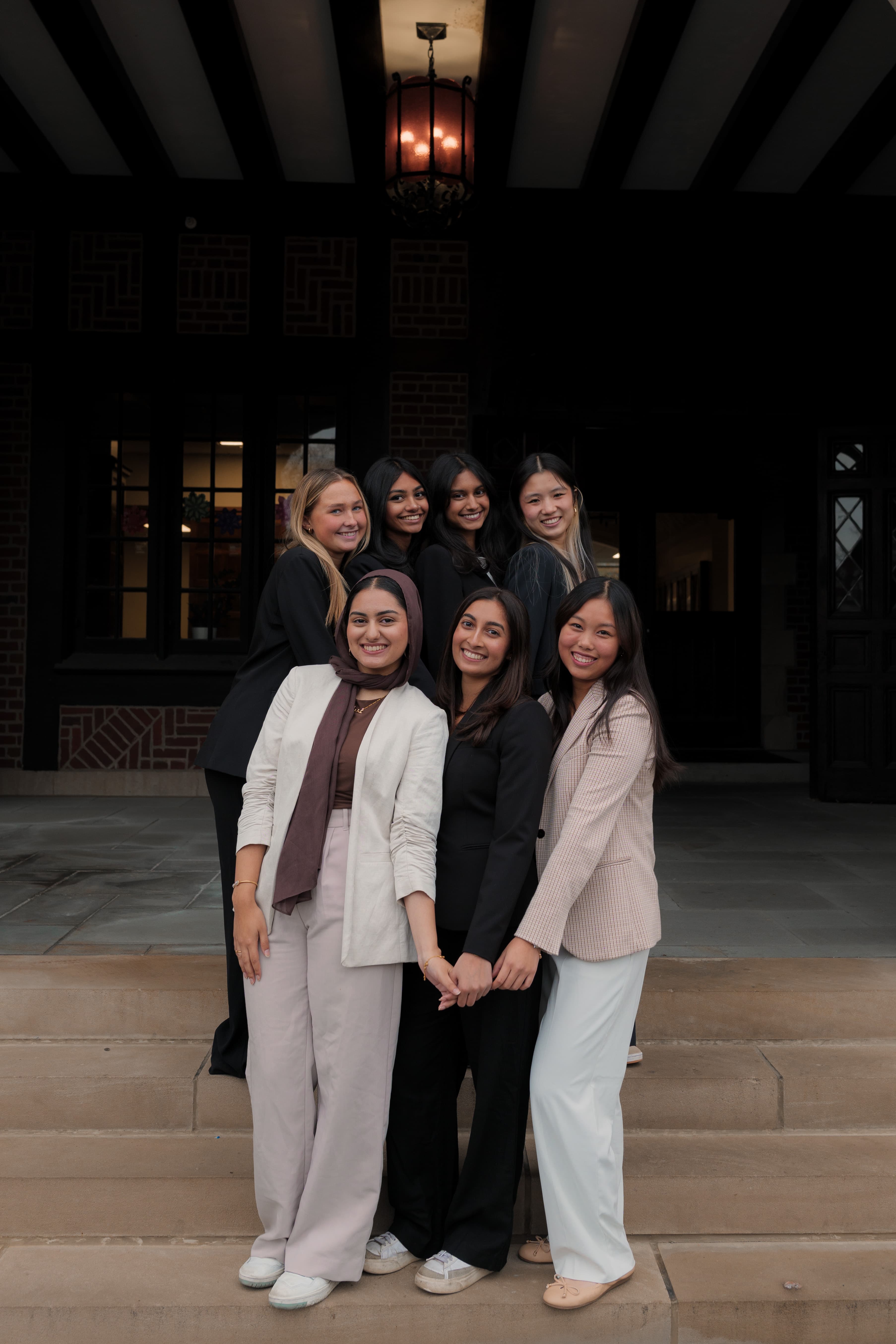 BDAA executive board together on campus