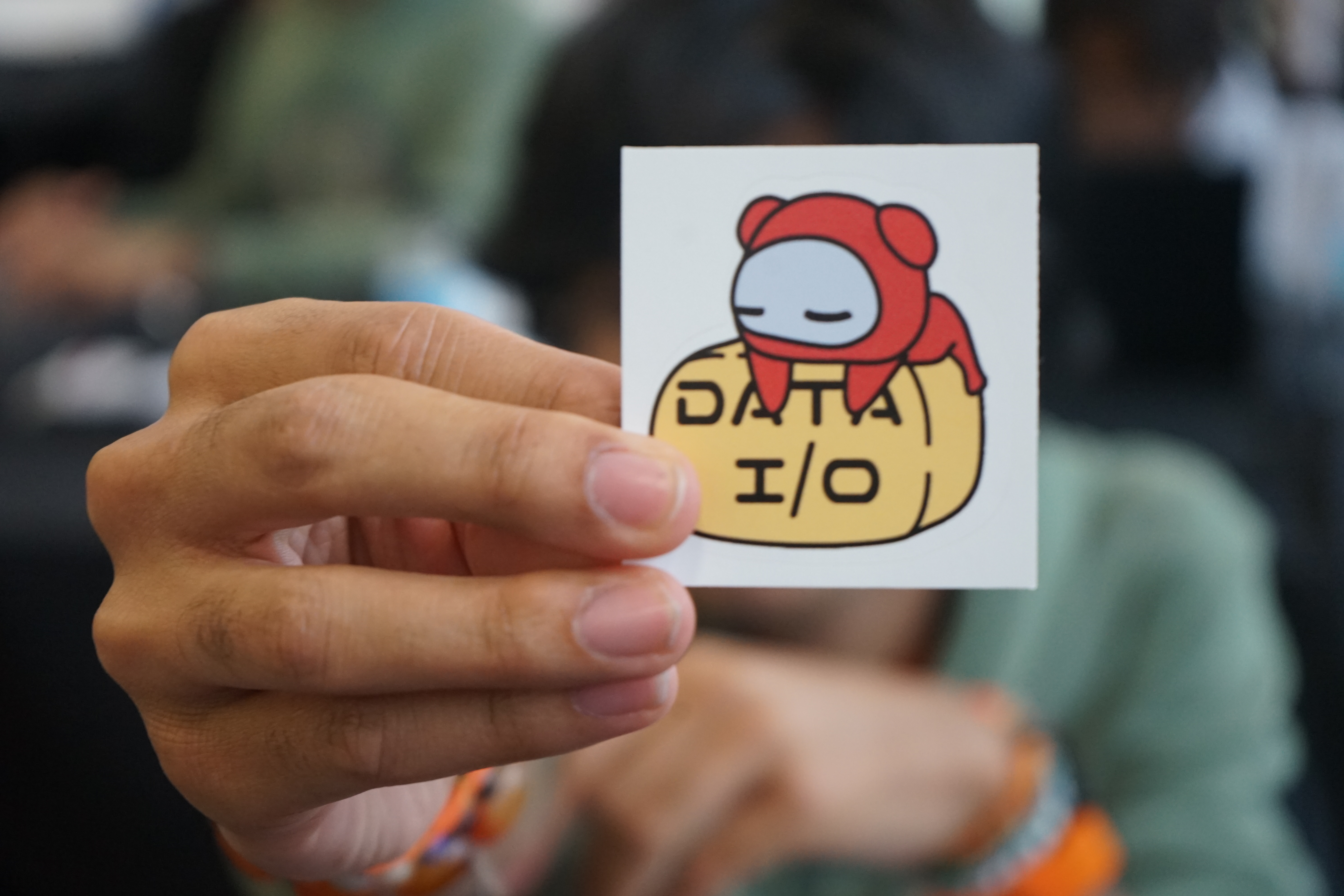 Students collaborating during BDAA hackathon