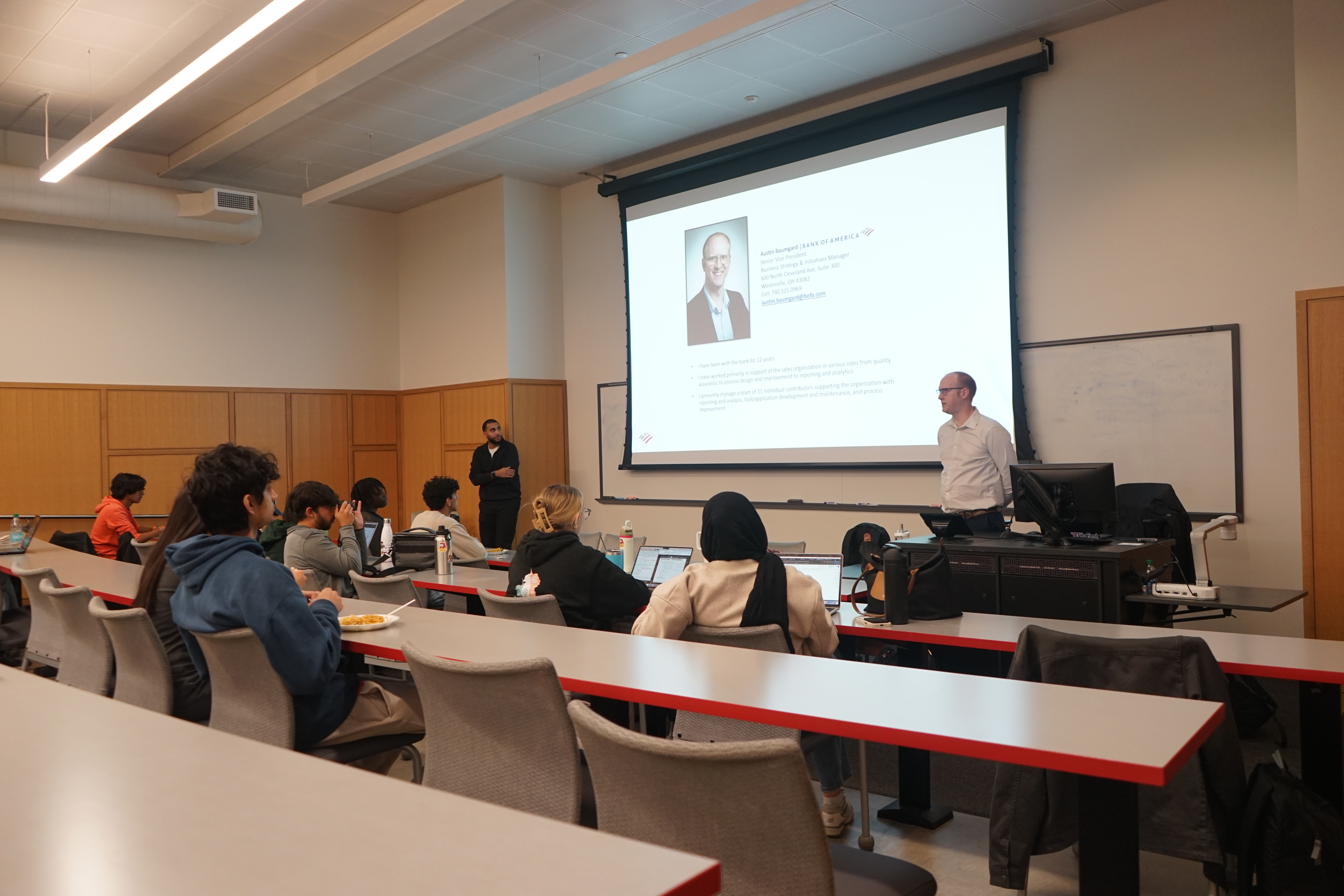 Industry professionals giving tech talks to BDAA members