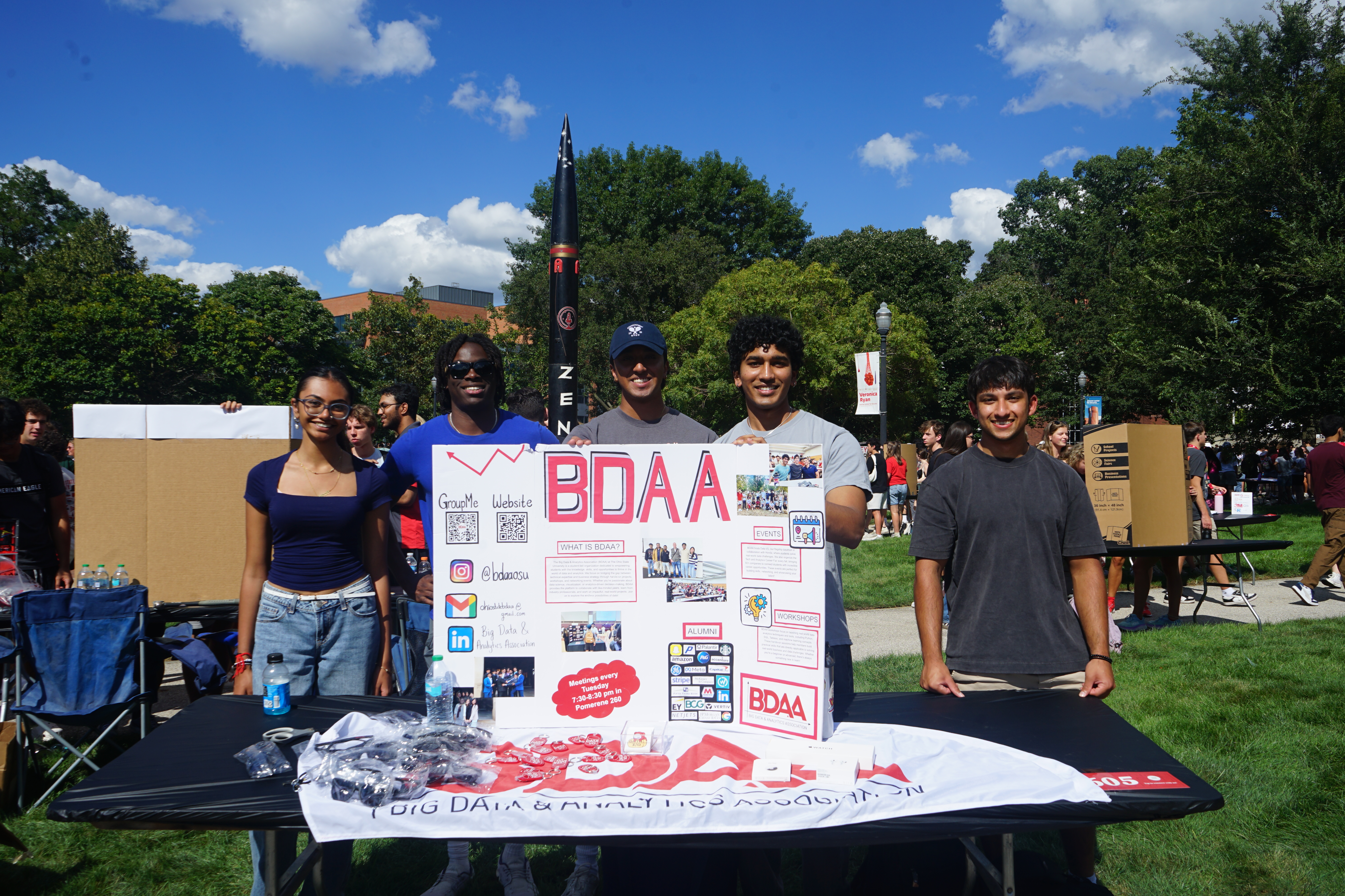 BDAA at the involvement fair
